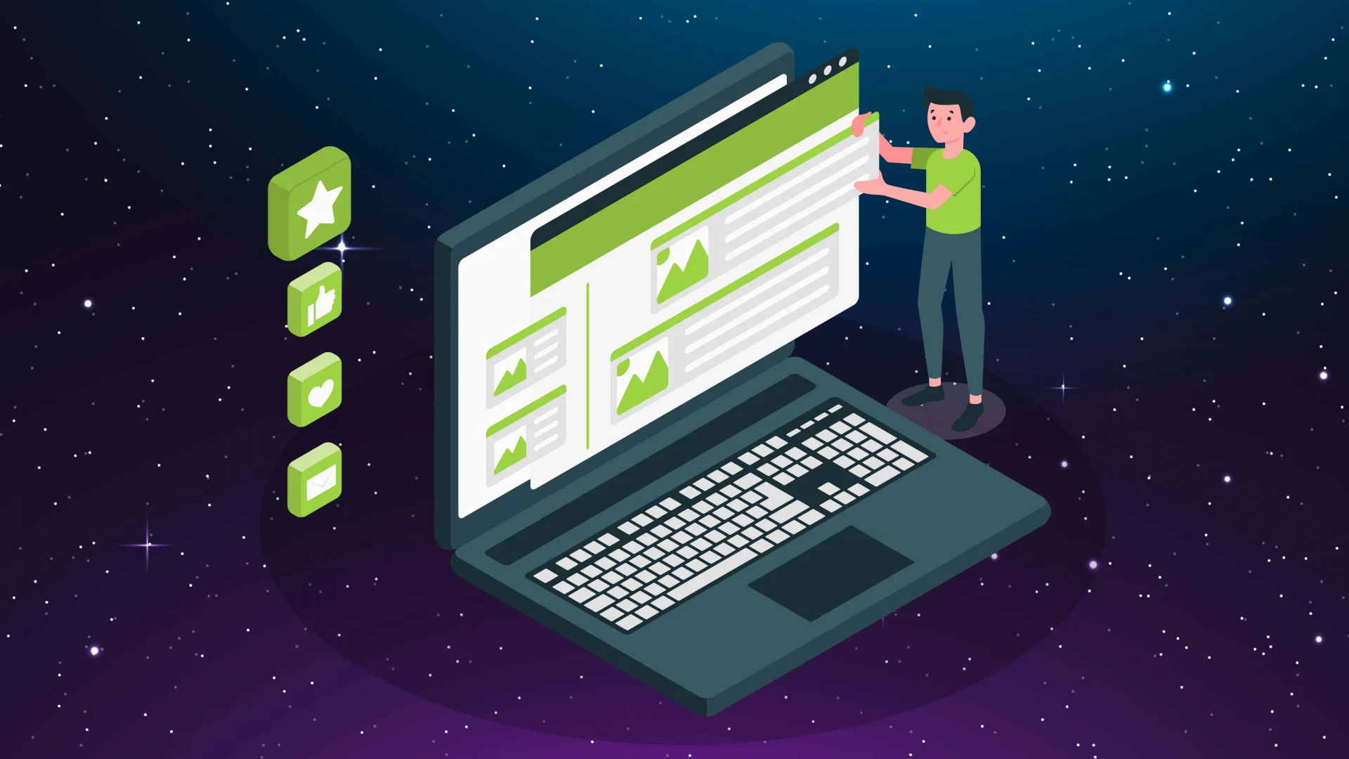 Diferencias de una landing page estática y dinámica