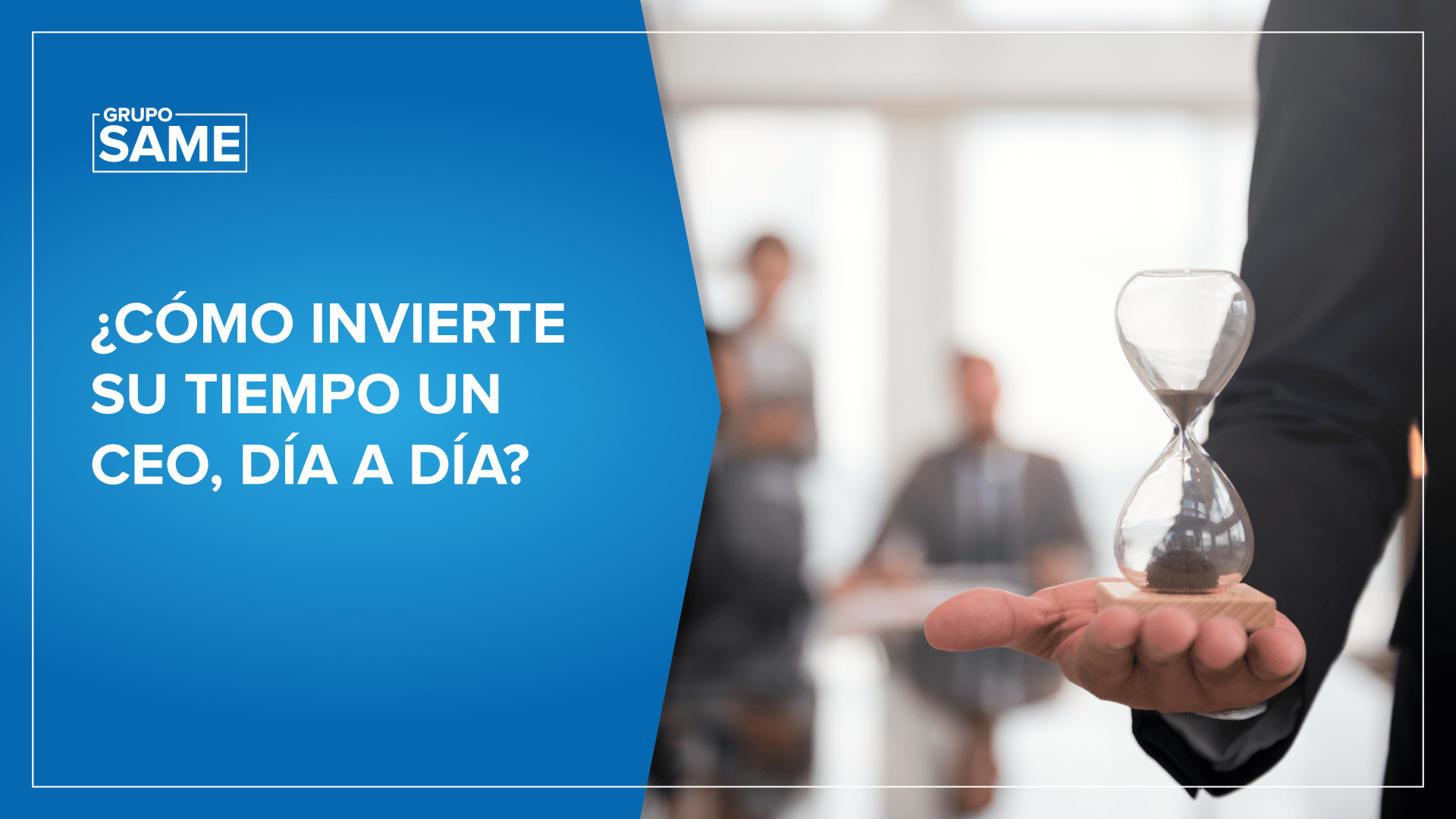 ¿Cómo invierte su tiempo un CEO, día a día?