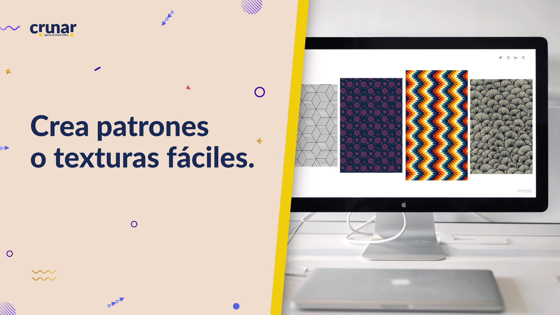 Crea patrones o texturas fácilmente