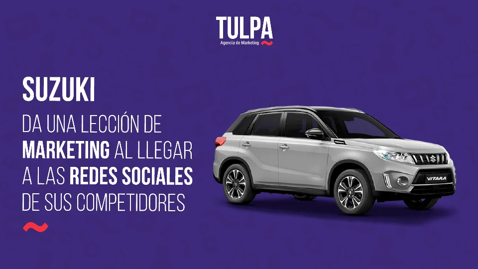 TULPA | Suzuki da una lección de marketing al llegar a las redes sociales de sus competidores 