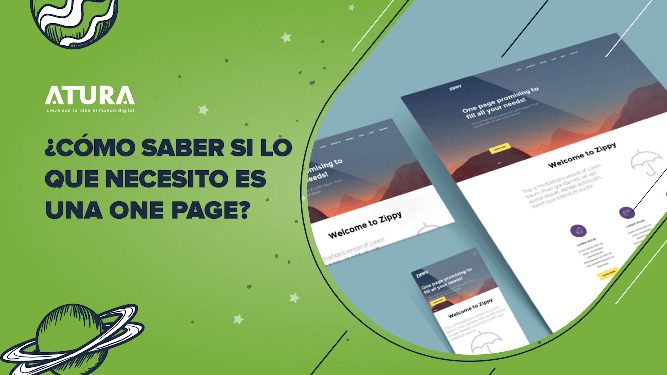 ¿Cómo saber si necesito una one page?