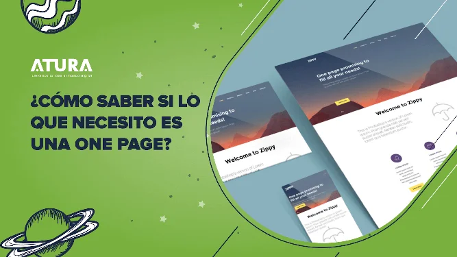 ATURA | ¿Cómo saber si necesito una one page?