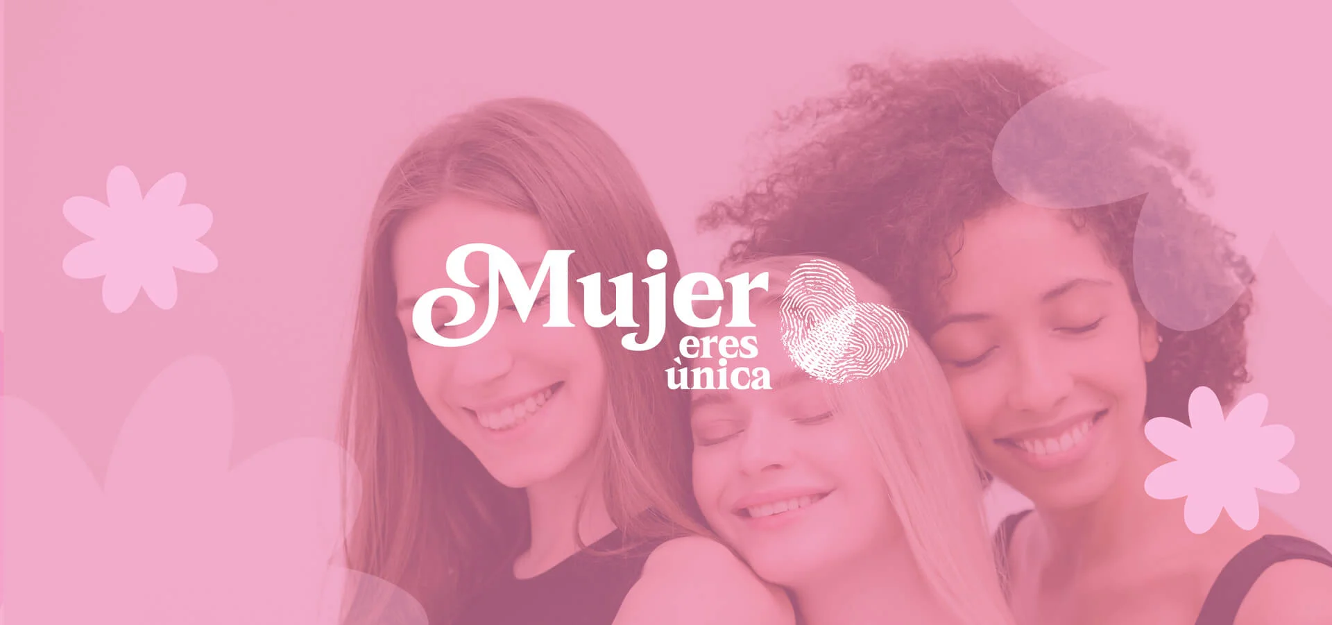 Mujer eres unica evento identidad grafica crunar