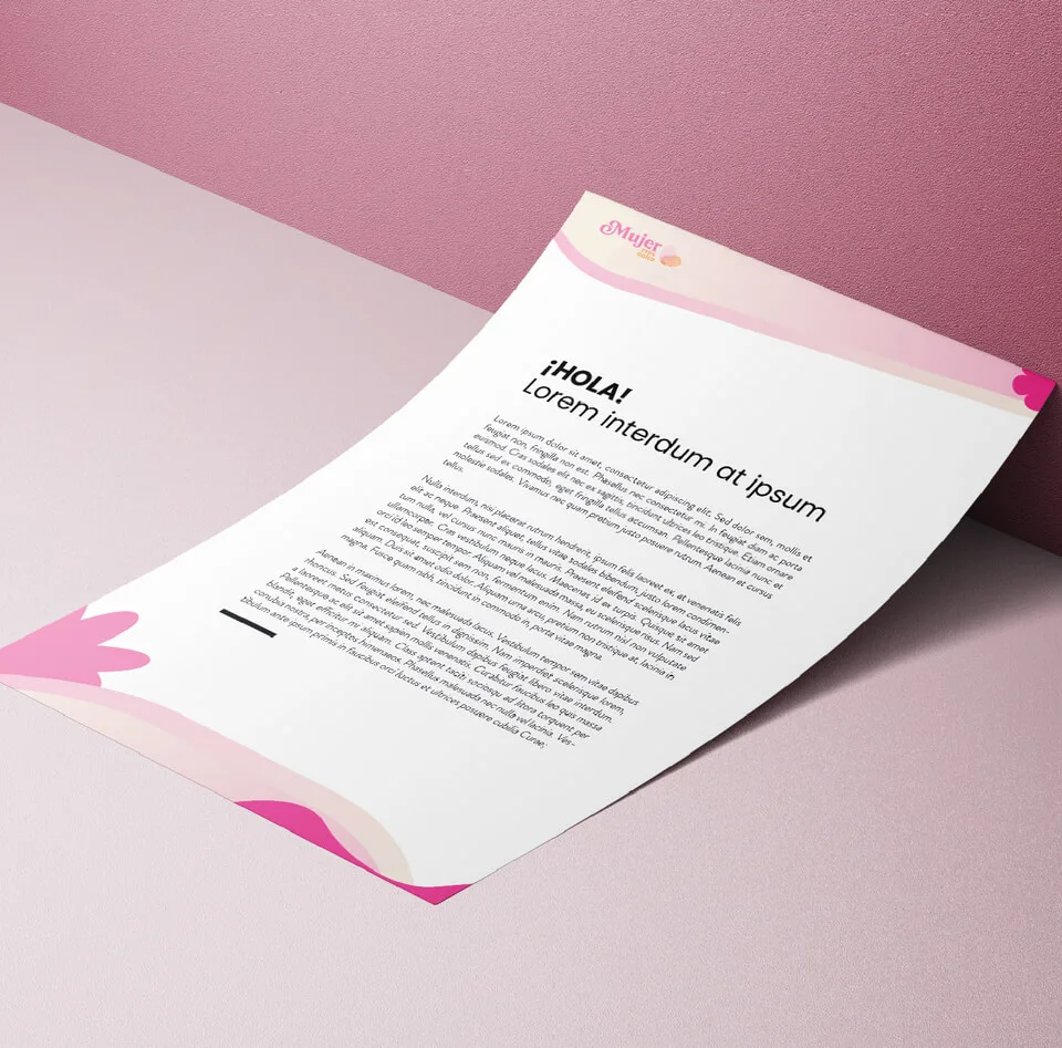 Crunar evento mujer eres unica tipografia