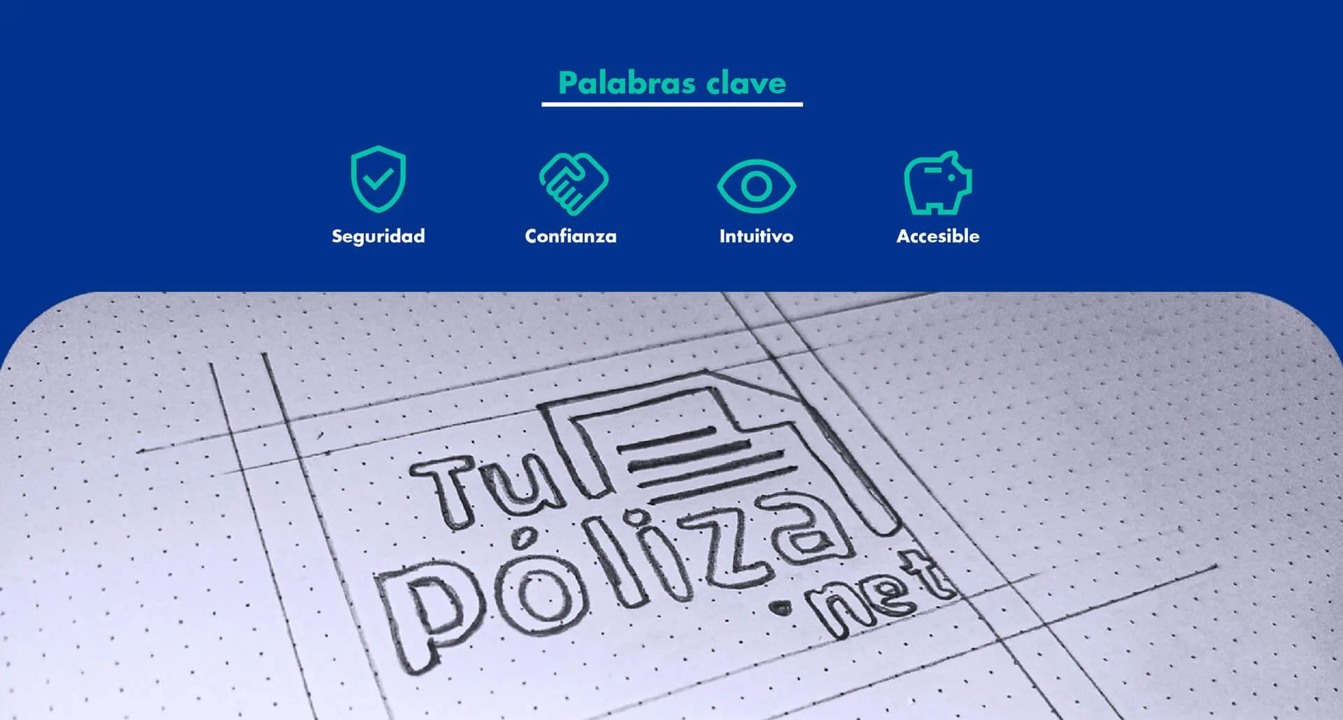Crunar branding tu poliza logotipo